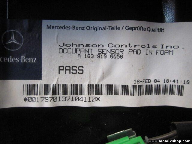 Sitz vorne rechts Mercedes-Benz ML Class W163 A1639100050 A 163 910 00 50 .