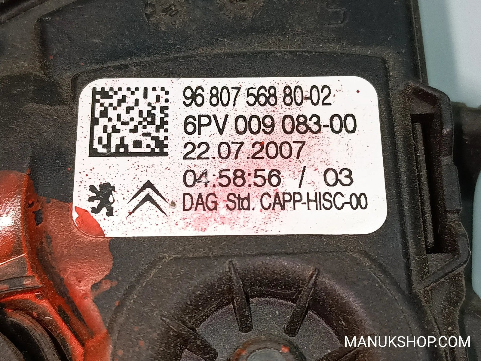 Gaspedal Citroen C2 Peugeot 207 968075688002 96 807 568 80 02 6PV00908300