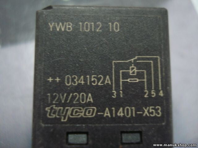 Relais Land Rover Discovery ZR I 25 1.4 2003 12V/20A TYCO A1401X53 YWB101210