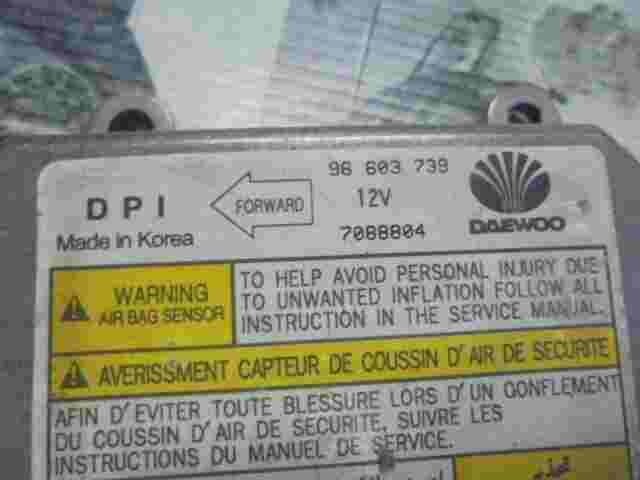 Airbagsensor Airbagsteuergerät Daewoo Matiz ( DPI ) ( LT) 96603739 7088804