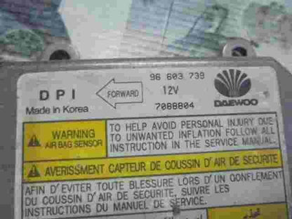 Airbagsensor Airbagsteuergerät Daewoo Matiz ( DPI ) ( LT) 96603739 7088804
