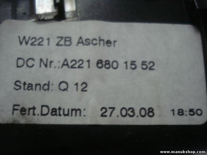 Aschenbecher Mercedes-Benz W221 ZB A2216801552 A221 680 15 52 2216801552 Q12