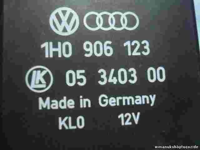 Steuergerät VW Volkswagen Golf 1H0 906 123 1H0906123 1HO906123 LK 05340300