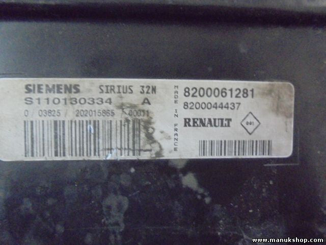 Motorsteuergerät Renault Kangoo SIEMENS S110130334A 8200061281 8200044437