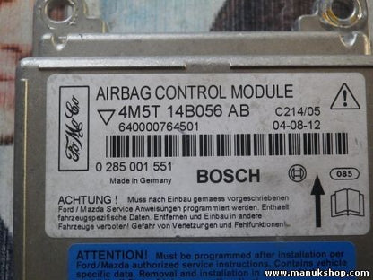 Airbagsensor Airbagsteuergerät Ford Focus C-MAX 4M5T14B056AB 0285001551