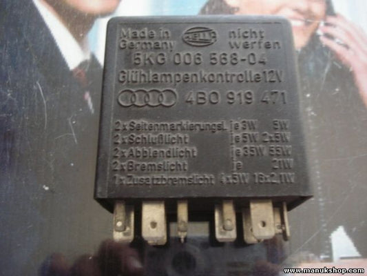 Bremslichtkontrolle Relais Audi A3 A4 A6 4B0919471 4BO919471 HELLA 5KG00656804
