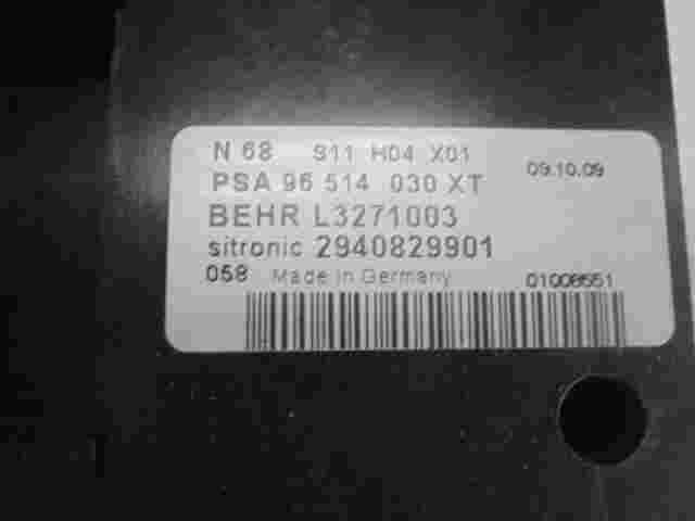 Klimabedienteil Citroen Xsara Picasso PSA 96514030XT  L3271003 2940829901