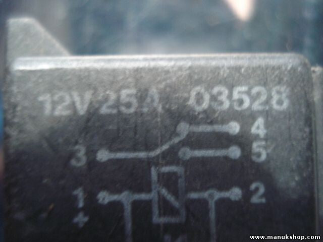 Relais Peugeot 306 G.CARTIER 12V 25A 03528 12V 25A03528