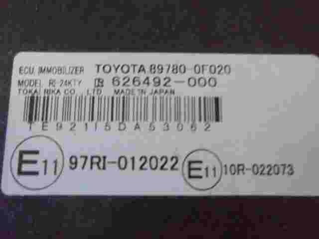 Steuergerät Wegfahrsperre Alarmmodul Toyota Corolla 897800F020 626492000