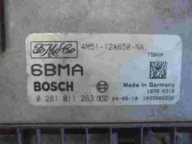 Motorsteuergerät Ford Focus C-Max Mk1 4M5112A650NA 0281011263 1039S06938 6BMA
