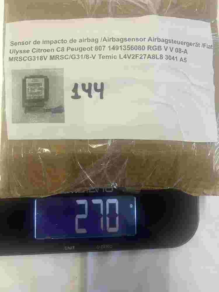 Airbagsteuergerät Ulysse Citroen C8 Peugeot 807 1491356080 MRSCG318V L4V2F27A8L8