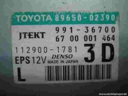Steuerung servolenkung Toyota Auris 8965002390 99136700 1129001781 6700001464