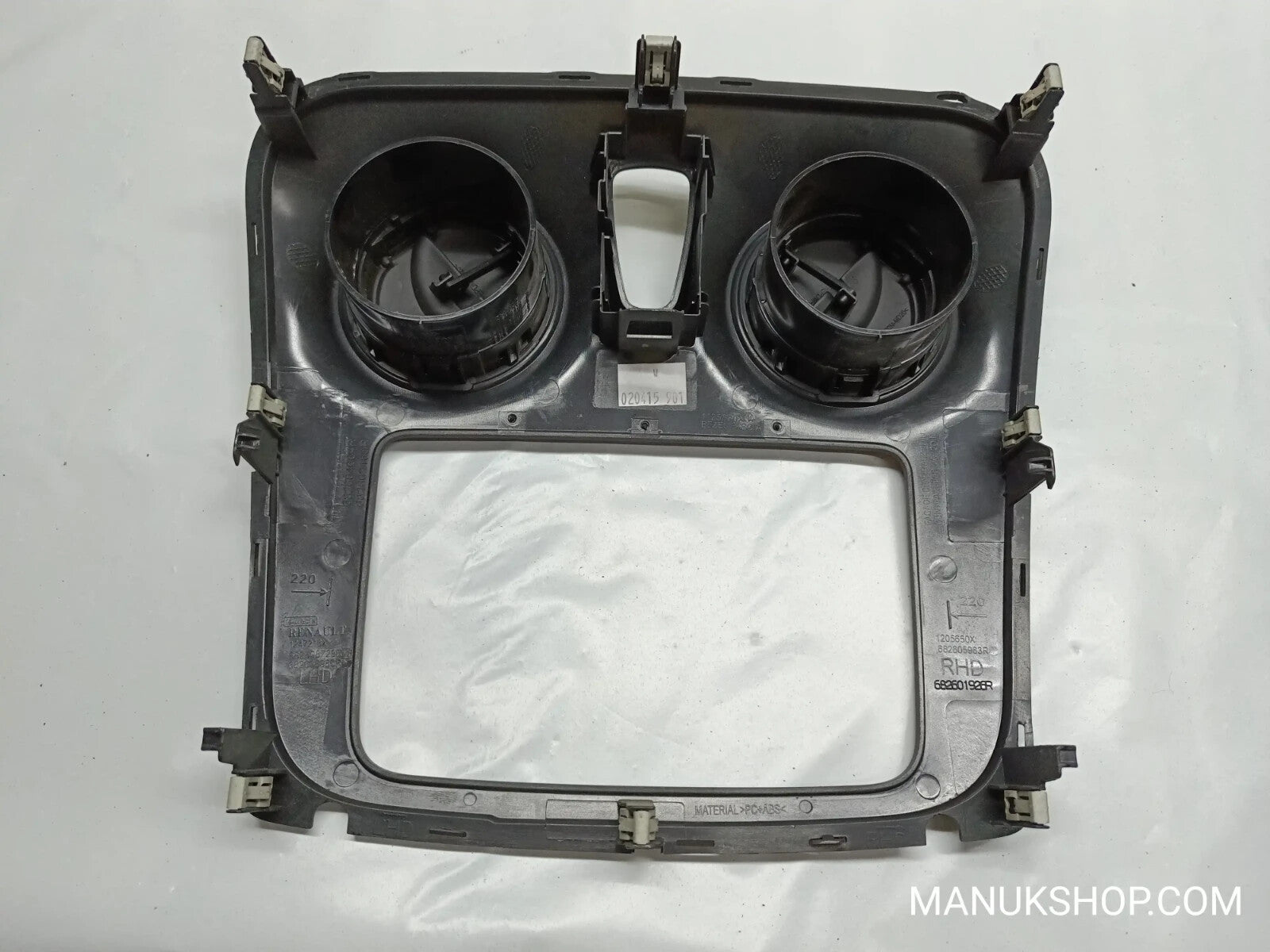 Mittelkonsole Abdeckung Verkleidung Blende Rahmen Renault 682608729R 682606986R