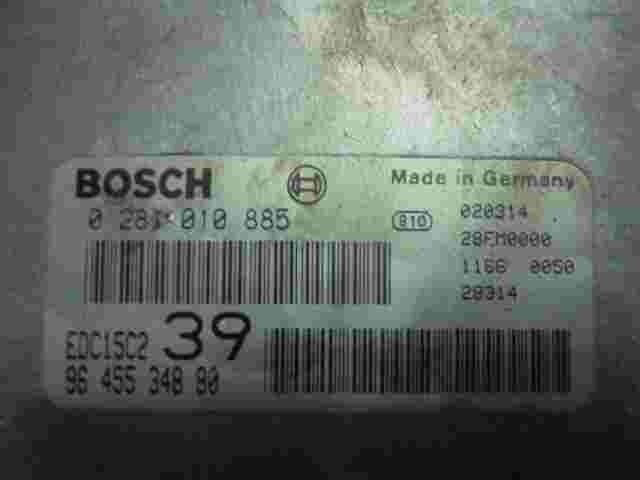Motorsteuergerät Citroen C5 9645534880 EDC15C239  BOSCH 0281010885