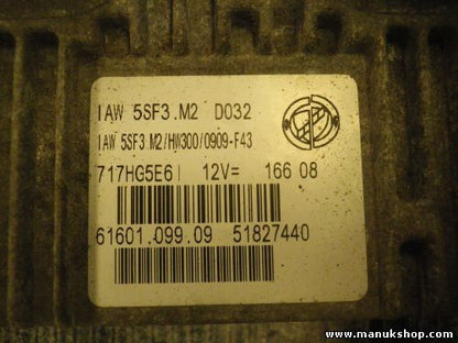 Motorsteuergerät Fiat Grande Punto 199 51827440 6160109909 IAW5SF3M2 717HG5E6