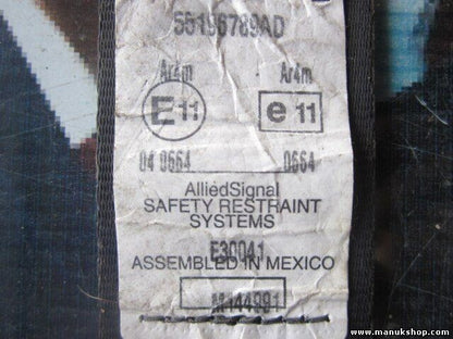 Sicherheitsgurt Gurt Jeep Grand Cherokee II Laredo 55196789AD E11 040664