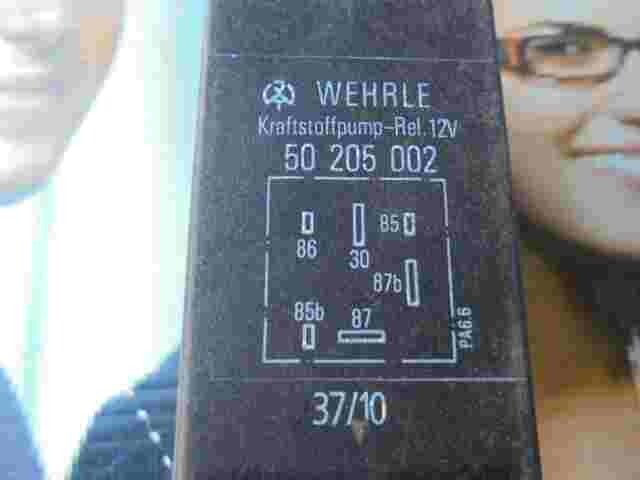 Kraftstoffpumpe Relais Opel WEHRLE 50205002 50 205 002 12V
