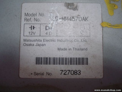 Radio CD Mazda 6 727083 Panasonic GR4B66DSX CQMM4570AK CQ-MM4570AK CQ-MM45701A