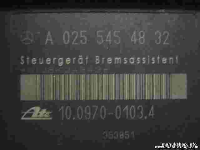 Mercedes-Benz W210 E W140 W129 SL E200 1999-2002 A0255454832 ATE 10097001034
