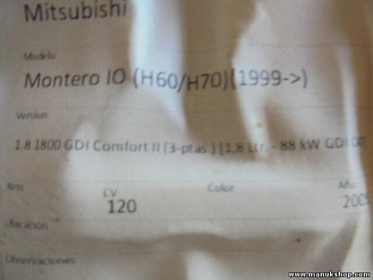 Wasserkühler Mitsubishi Pajero Pinin 1,8 H6_W H7_W 88 KW / 120 PS 4G93 MR431234