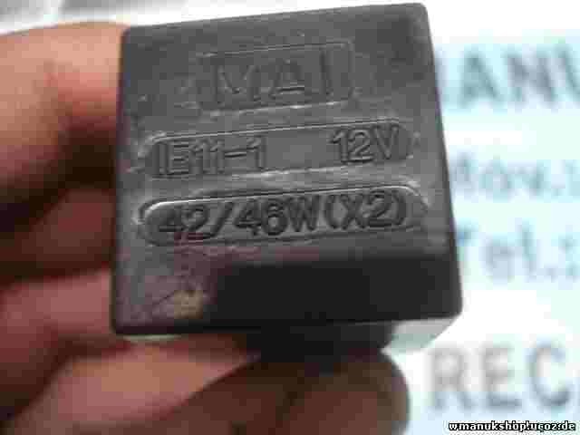 Relais  BMW IE11-1 MAI 12V 42 /46 X2