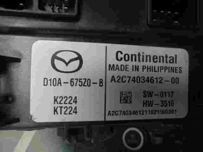 Komfortsteuergerät KSG  Mazda 2 CX-3 D10A675Z0B A2C7403461200 SW-0117 HW-3516
