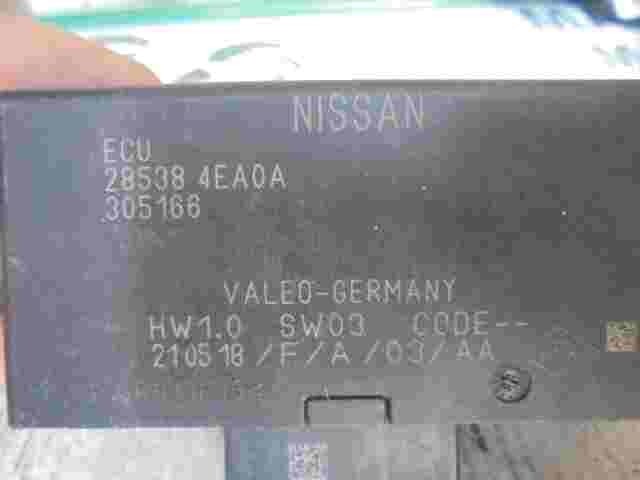 Karosseriesteuergerät  Nissan Qashqai 285384EA0A Valeo 305166 HW1.0 SW03