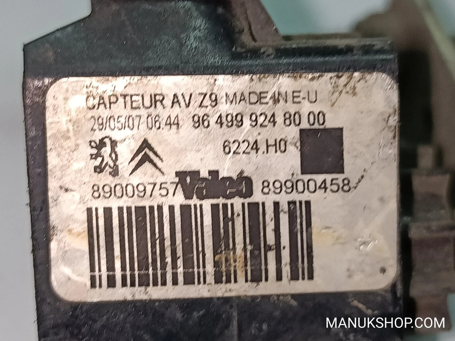Niveausensor Peugeot  607 964999248000 96 499 924 80 00 Valeo 89009757 89900458