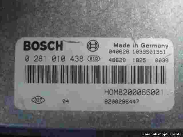 Motorsteuergerät Space Star 1.9 8200058052 MR577267 8200066001 0281010438