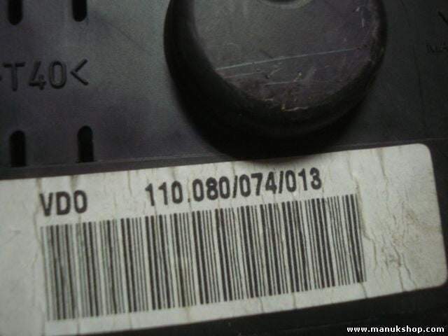 Kombiinstrument Tacho Seat Leon Toledo VDO 110080074013 110.080/074/013 W01M0920