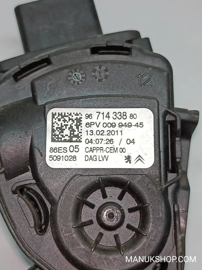Gaspedalpotentiometer Peugeot Citroen 9671433880 96 714 338 80 6PV00994945