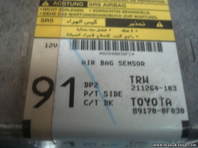 Airbagsensor Airbagsteuergerät Toyota Corolla Verso TRW 91 DP2 211264-103