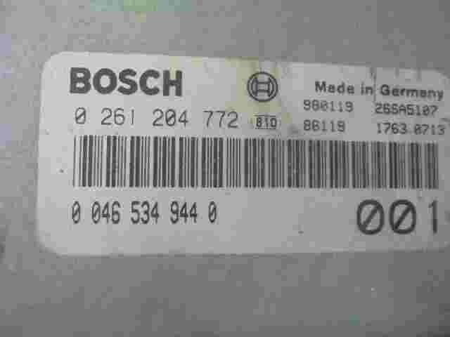 Motorsteuergerät Alfa Romeo 00465349440 26SA5107 BOSCH 0261204772