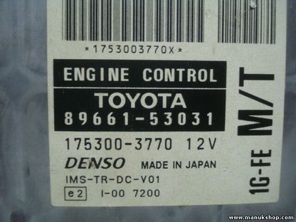 Motorsteuergerät Lexus IS 200 1999 Toyota DENSO 8966153031 1753003770