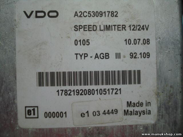 Steuergerät Iveco Eurotech Mitsubishi Renault A2C53091782 TYP.AGB III 92.109
