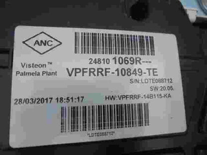 Kombiinstrument Tacho Opel Vivaro B VPFRRF10849TE  248101069R VPFRRF14B115KA