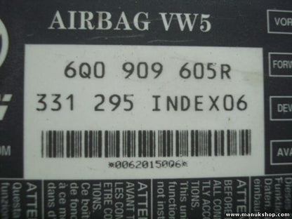 Airbagsensor Airbagsteuergerät Seat Ibiza 2002–2006 VW5 INDEX 06 6Q0909605R