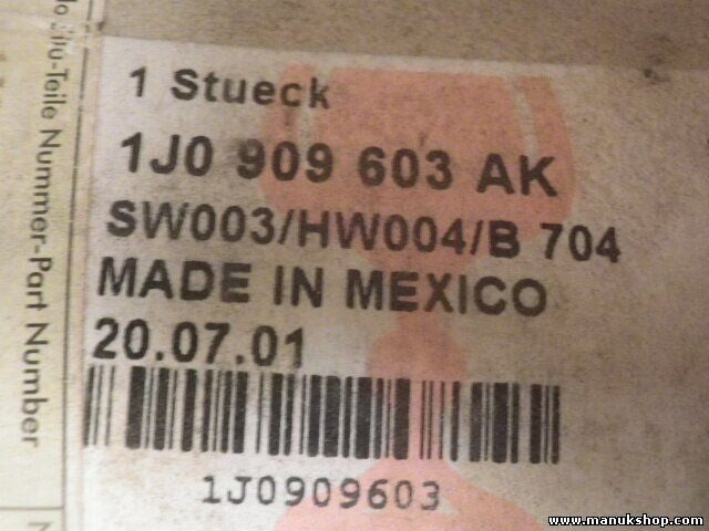 Airbagsensor Airbagsteuerger VW Seat Audi 1J0909603AK 1J0909603  SW003/HW004