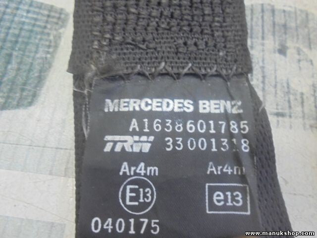 Sicherheitsgurt Gurt Mercedes-Benz M-Klasse W163 ML TRW A1638601785 33001318