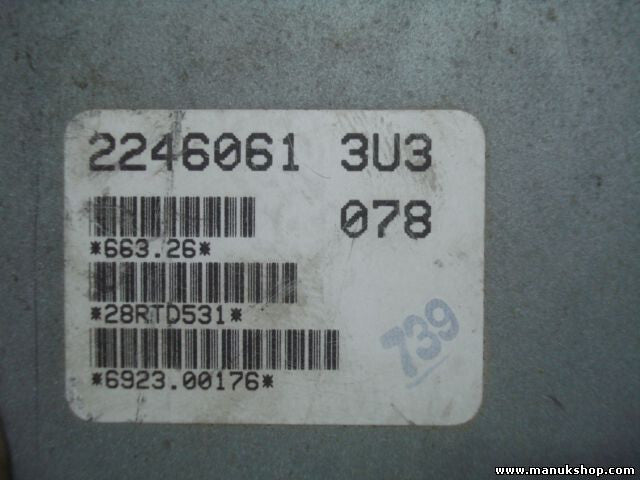 Motorsteuergerät BMW E36 318 TDS 2245541 22460613U3 2246061 3U3 BOSCH 0281001243