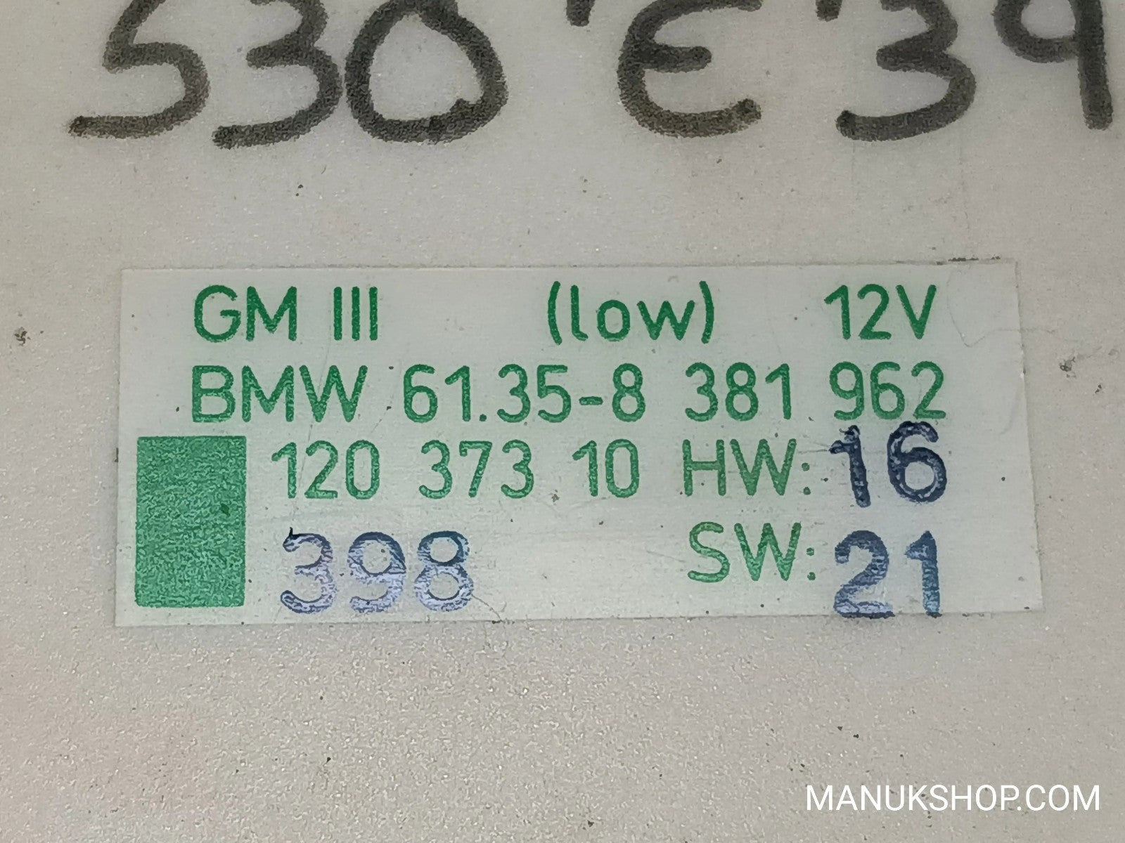 Komfortsteuergerät KSG BMW E39 61358381962 61.35-8 381.962 12037310  5DK00704726