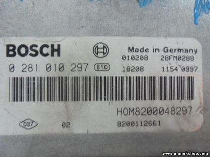 Motorsteuergerät Laguna 8200112661 HOM8200048297 8200048297 BOSCH 0281010297