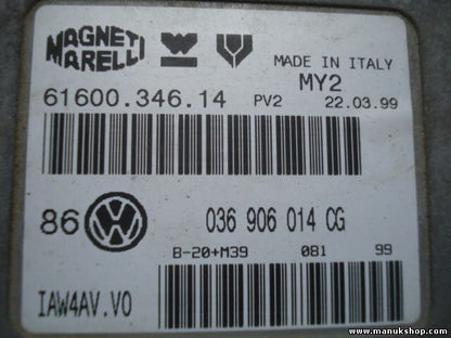 Motorsteuergerät VW Volkswagen 036906014CG 036 906 014 CG 6160034614