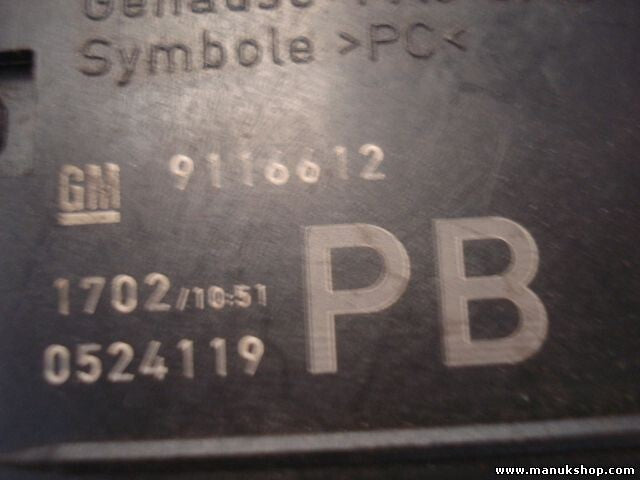 Lichtschalter Opel Corsa C GM 9116612 0524119 PB 0811