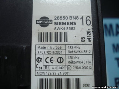 Steuergerät Zentralverriegelung Nissan Almera 28550BN816 28550 BN8 16 5WK48592
