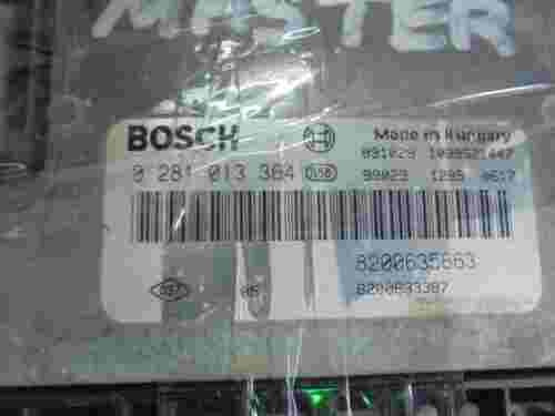 Motorsteuergerät Master Trafic 8200635663 1039S21447 8200833387 BOSCH 0281013364