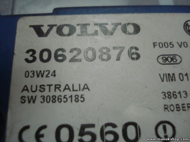 Steuergerät Wegfahrsperre Alarmmodul Volvo V40 S40 03W24 30620876 F005V00179