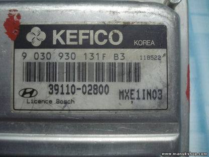 Motorsteuergerät Hyundai Getz BOSCH 3910002800 3911002800 9030930101FB3 MXE1IN03