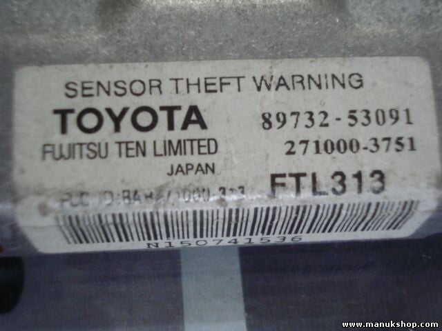 Sensor Theft Warning Diebstahlwarnanlage Lexus 220D IS Toyota 8973253091