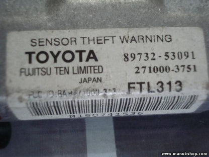Sensor Theft Warning Diebstahlwarnanlage Lexus 220D IS Toyota 8973253091